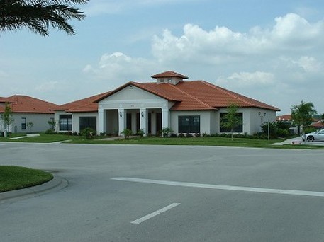 Resort clubhouse exterior